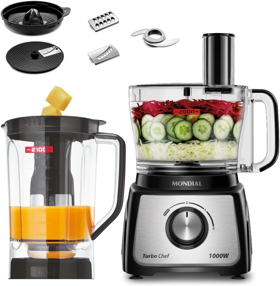 Multiprocessador Turbo Chef 7 em 1, Mondial